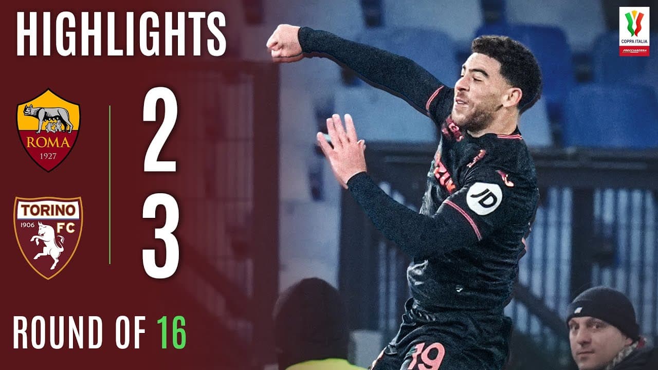 Coppa Italia- Roma vs Torino: Thriller Sees Toro Win 3–2 at the Olimpico